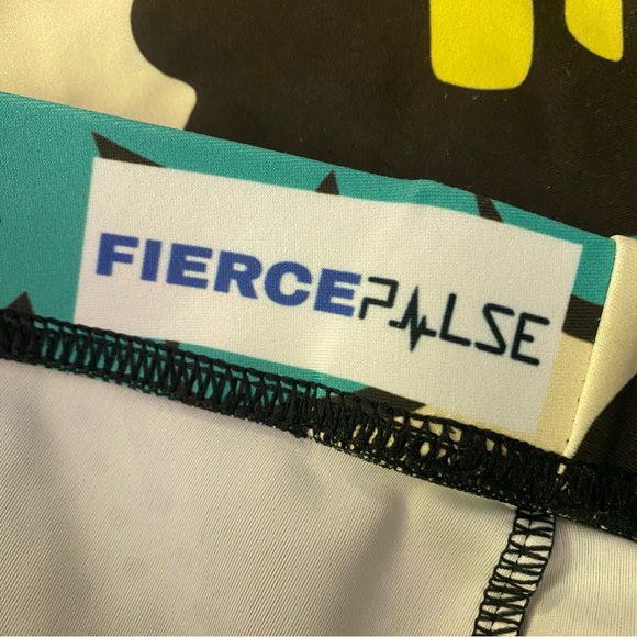 FiercePulse Colorful Graphic Print Leggings GUC S - Picture 4 of 5